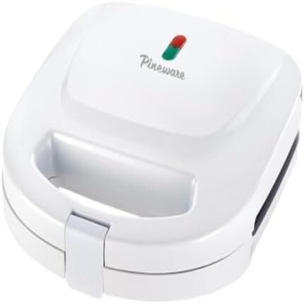 Pineware 2 Slice Sandwich Maker – Compact 750W Toaster with Locking Handle