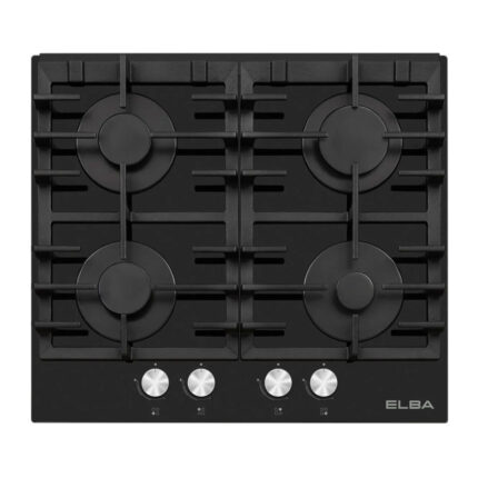 Elba 60cm 4 Burner Gas on Glass Hob – Model 04/T65-450G