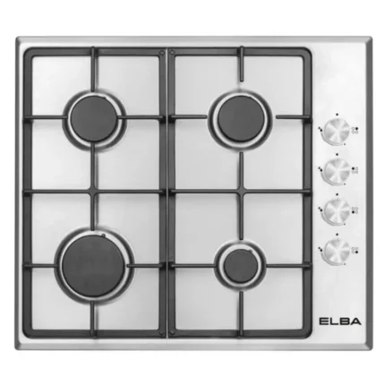 Elba 60cm 4 Gas Burner Stainless Steel Cooktop 04/T65-450X