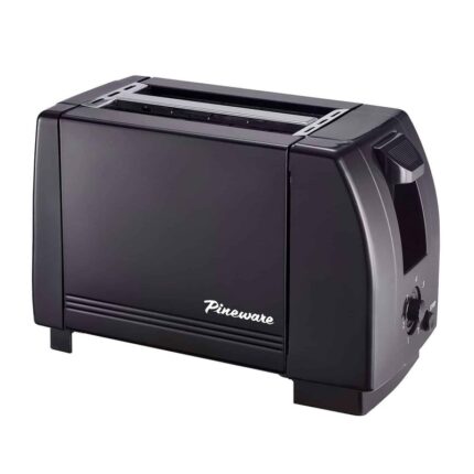 Pineware 2 Slice Toaster – 750W Black Compact Design