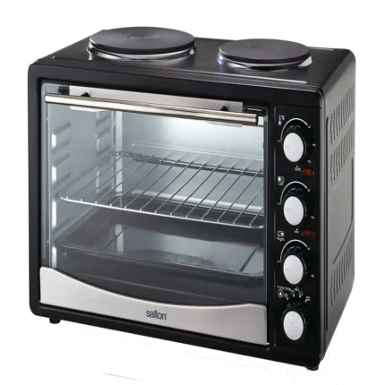 Salton 30L Mini Kitchen Oven with Dual Hotplates