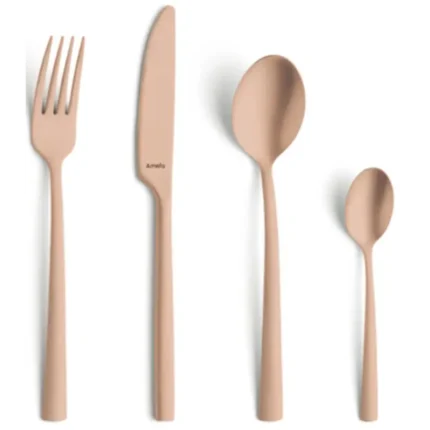 Amefa Manille Copper 16-Piece Cutlery Set – 18/0 Stainless Steel
