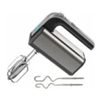 Sunbeam 5 Speed Deluxe Hand Mixer with chrome beaters and dough hooks