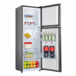 Hisense 154L Titanium Silver Combi Fridge | LED Lighting - Image 2