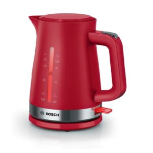 Bosch MyMoment 2400W kettle with red LED light and ergonomic design