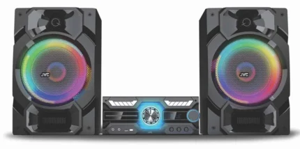 JVC MX-N222B Home Entertainment System with LED Lights
