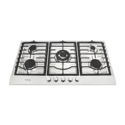Totai 5 Burner Gas Hob - Stainless Steel