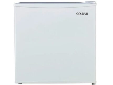 Goldair GBF-60S 60 Litre White Bar Fridge with separate chiller and reversible door