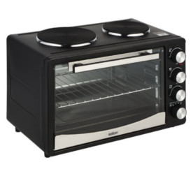 Salton 30L Mini Kitchen Oven with Dual Hotplates