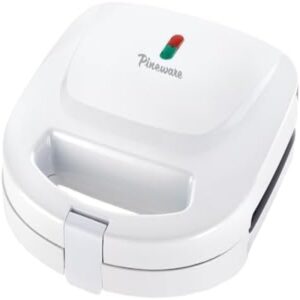 Pineware 2 Slice Sandwich Maker – Compact 750W Toaster with Locking Handle
