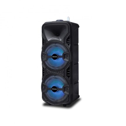 Aiwa Party Speaker with LED lights and portable design