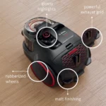 Bosch Bagless Canister Vacuum Cleaner with HEPA Filter - Image 3