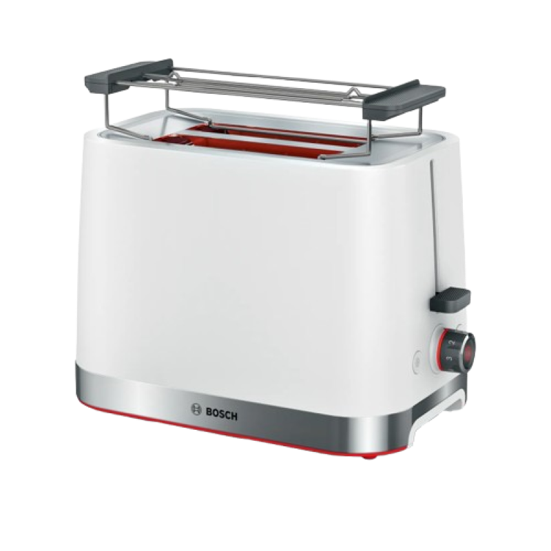 Bosch MyMoment Compact Toaster MCP3500N with bun warmer and high-lift feature