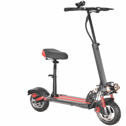 Conti 1200W electric scooter with 11-inch tyres, disc brakes, suspension and LCD screen