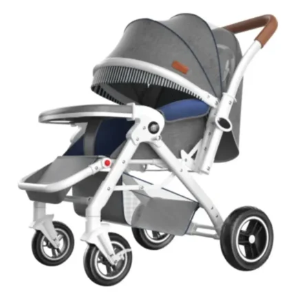 Conti CBS-2305 Baby Stroller with Steel Frame and Adjustable Backrest