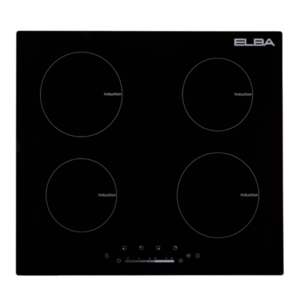 Elba 60cm Induction Hob with 4 cooking zones and sensor touch controls