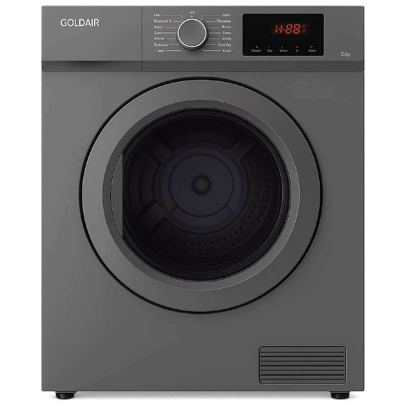 Goldair 8Kg Tumble Dryer GTD-800 with 120 Minute Cycle and Wide Door Opening
