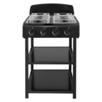 Goldair Portable Gas Stove with 4 burners and shelves