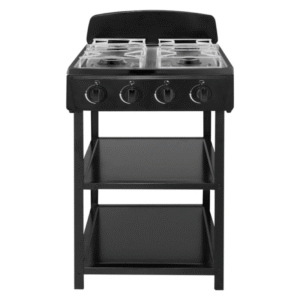 Goldair Portable Gas Stove with 4 burners and shelves
