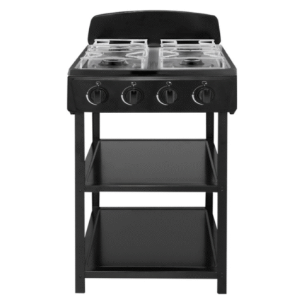 Goldair Portable Gas Stove with 4 burners and shelves