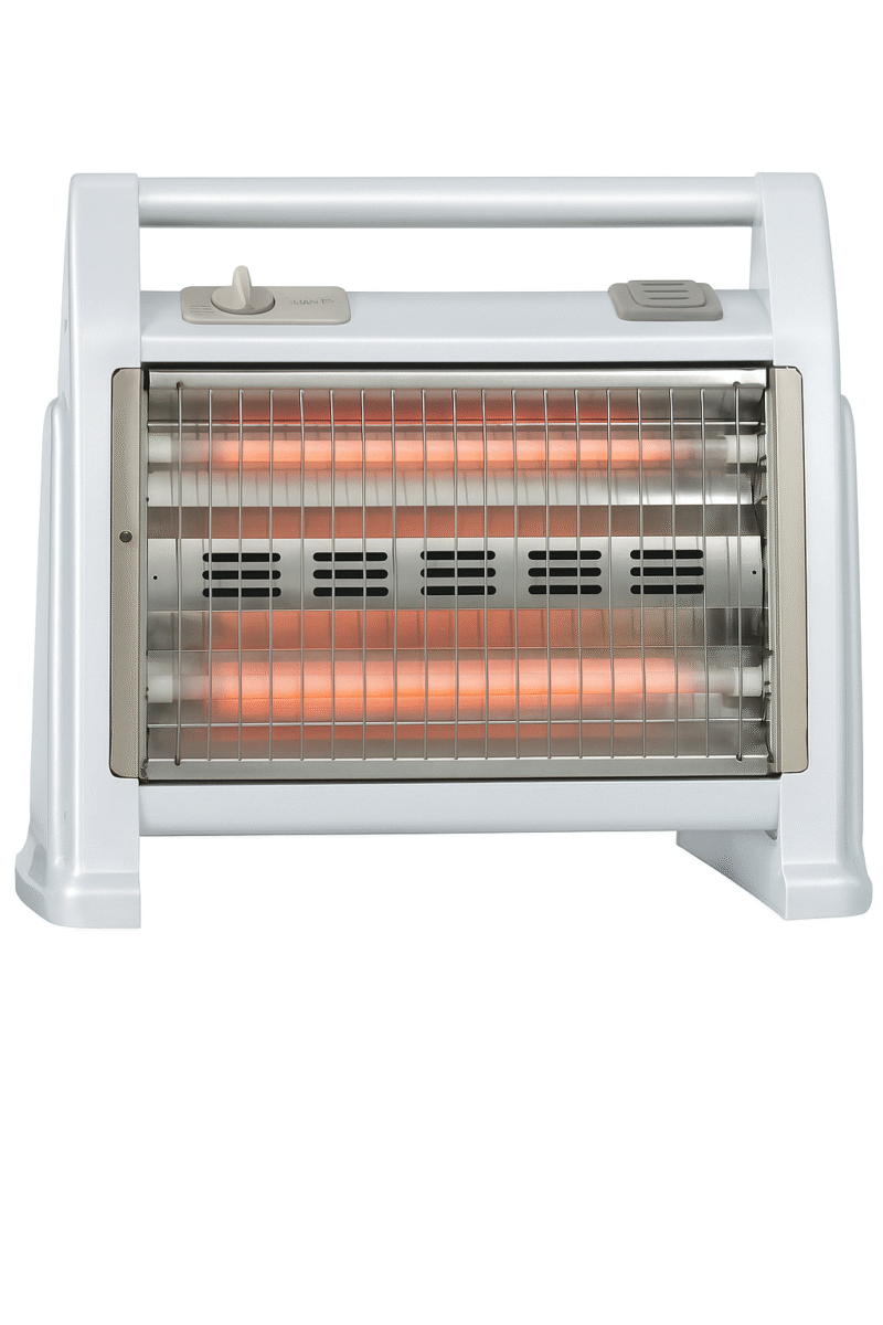 Goldair 4-bar heater with humidifier and fan – White