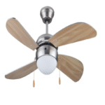 Goldair 42" Ceiling Fan with 4 wood-style blades and integrated light