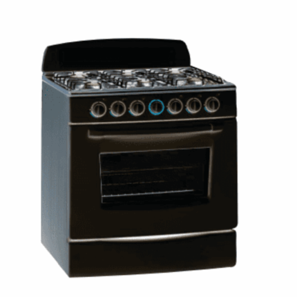 Goldair 6 Plate Gas Oven and Stove with stainless steel top and 120L cavity