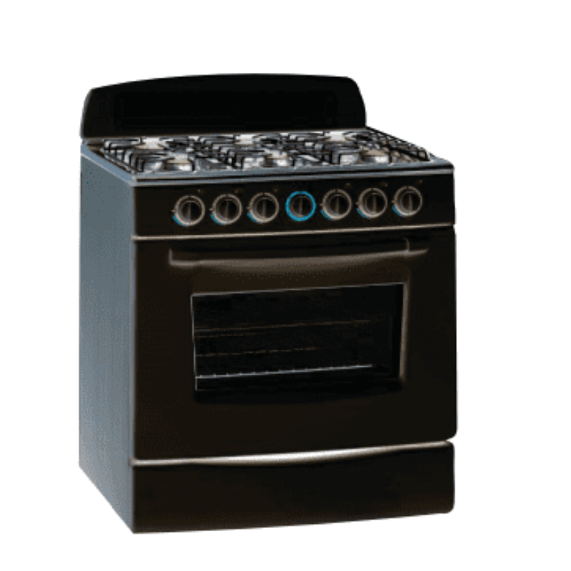 Goldair 6 Plate Gas Oven and Stove with stainless steel top and 120L cavity