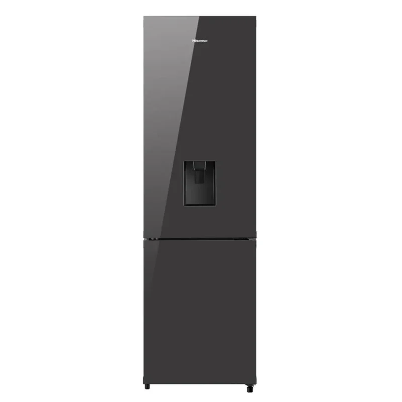 Hisense 263L Black Mirror Combi Fridge-Freezer