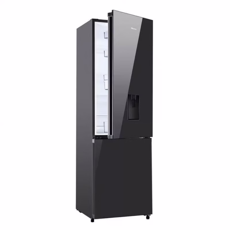 Hisense 263L Black Mirror Combi Fridge-Freezer -Sleek - Image 2