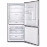 Hisense 463L Brushed Stainless Steel Combi Fridge-Freezer - Image 2