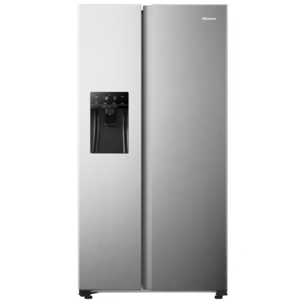 Hisense 474L Brushed Stainless Steel Fridge with Water Dispenser