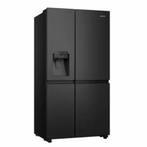 Hisense 601L Multi-Door Black Stainless Steel Fridge with Ice and Water Dispenser