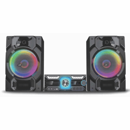JVC MX-N222B Home Entertainment System with LED Lights