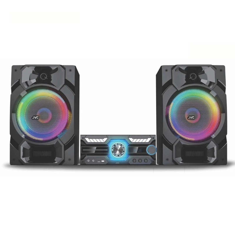JVC MX-N222B Home Entertainment System with LED Lights
