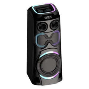 JVC XS-N6112PB Party Speaker with RGB Lighting and Mic Input