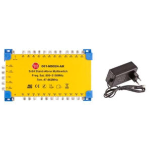 Cascade 24-Way Multiswitch with power supply