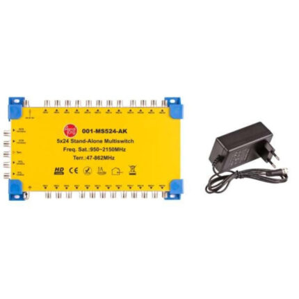 Cascade 24-Way Multiswitch with power supply