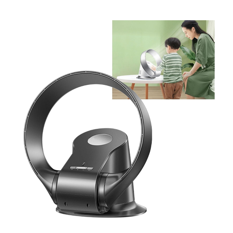 Prima Foldable Bladeless Fan PDIT-38F with Desktop/Wall Mount and Tilt Control