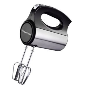 Russell Hobbs Royal Hand Mixer – Black with Chrome Beaters