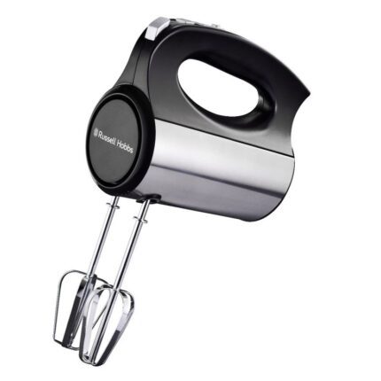 Russell Hobbs Royal Hand Mixer – Black with Chrome Beaters