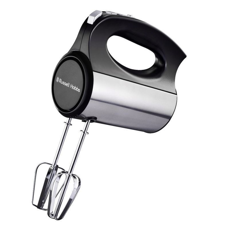 Russell Hobbs Royal Hand Mixer – Black with Chrome Beaters