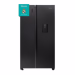 Hisense 512L Black Glass Fridge
