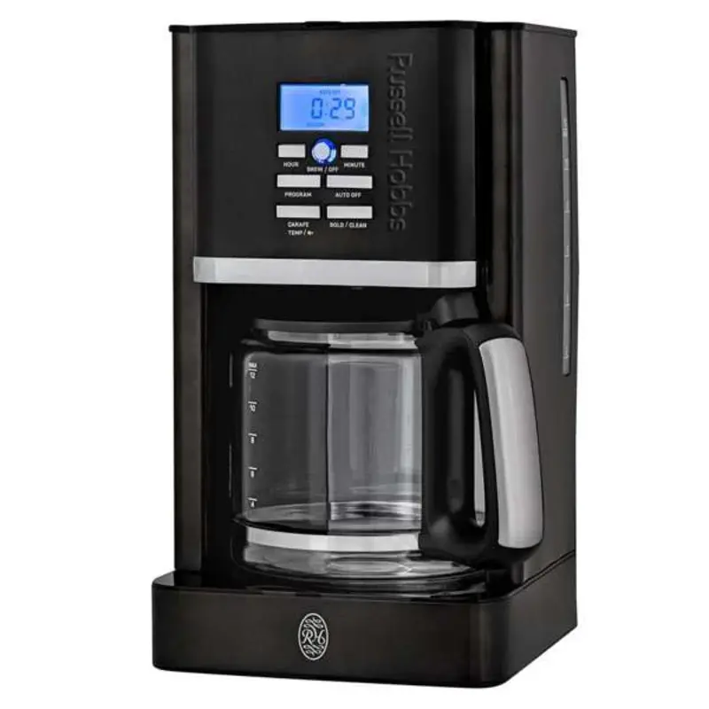 Russell Hobbs Nexus Digital Coffee Maker Black with LCD display