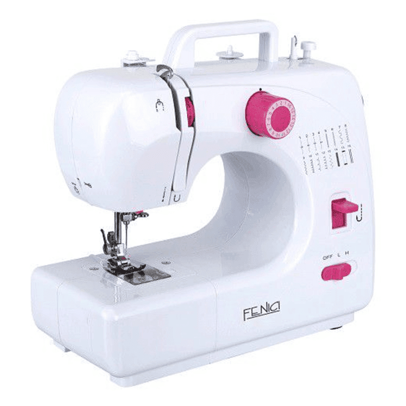 Fenici Sewing Machine FMSM-508 with 16 Stitch Patterns and Built-In Table