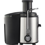 Salton Juice Maker with Wide Feed Chute and Stainless Steel Strainer