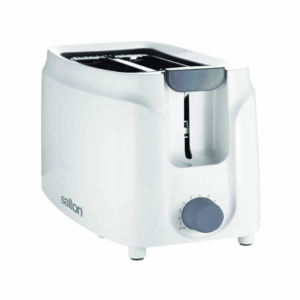 Salton Cool Touch 2 Slice Toaster in white with 800W power