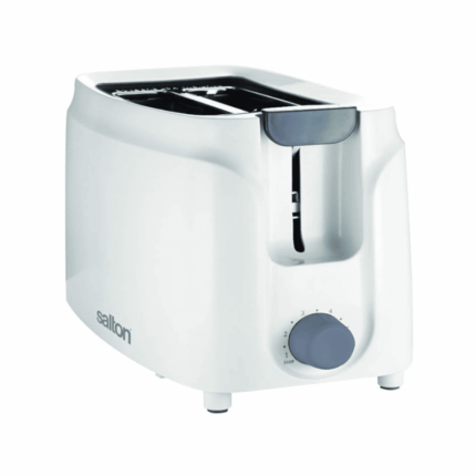 Salton Cool Touch 2 Slice Toaster in white with 800W power