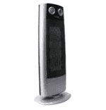 Goldair PTC Tower Heater (Silver) | 1000W/2000W | Ceramic Heating with Oscillation - Image 2