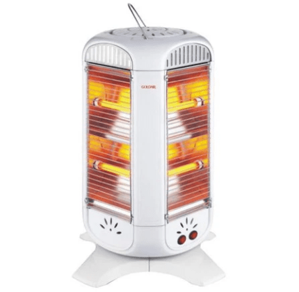 Goldair 8 Bar Quartz Heater – 950W/2000W with Tip-Over Protection